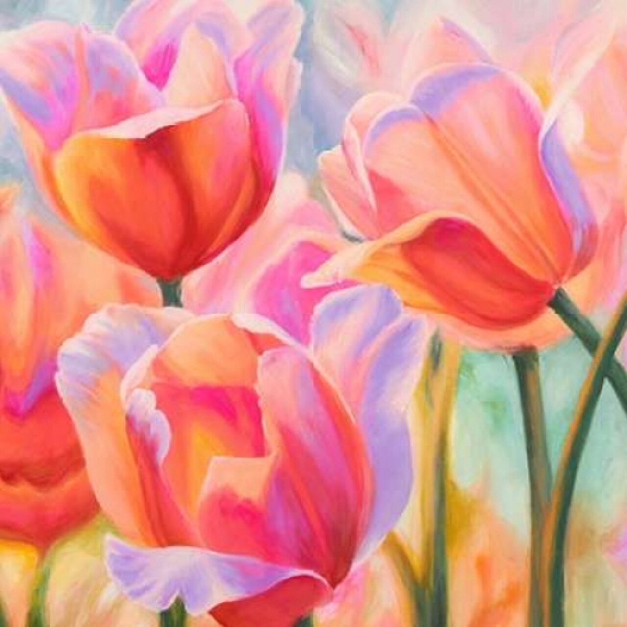 Tulips in Wonderland II Poster Print by Cynthia Ann - Item # VARPDX1AN3725